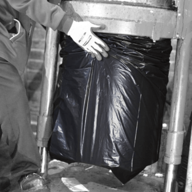 Compactor CT9997 Sacks Black Polythene Extra Heavy Duty (100) | www.theglovestore.co.uk