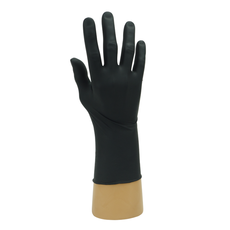 Bodyguards Black Nitrile Powder Free Disposable Gloves GL896 | www.theglovestore.co.uk