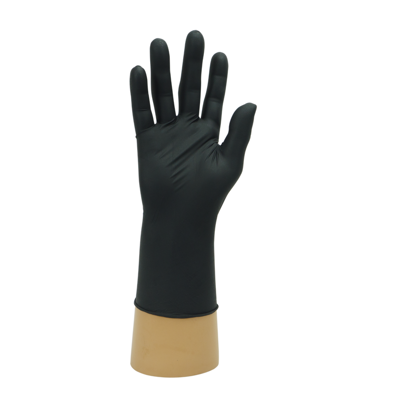 Bodyguards Black Nitrile Powder Free Disposable Gloves GL896 | www.theglovestore.co.uk