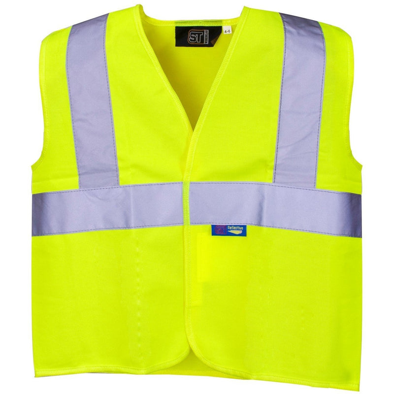 Hi Visibility Junior Vest / Waistcoat Yellow - 3964