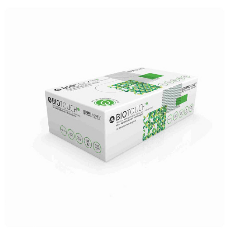Unigloves Biotouch Nitrile Examination Gloves - GM008 | www.theglovestore.co.uk
