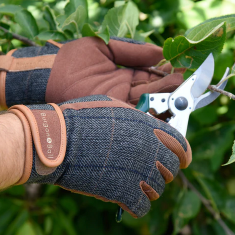 Burgon & Ball - Dig The Glove TWEED - Men's Gardening Gloves | www.theglovestore.co.uk