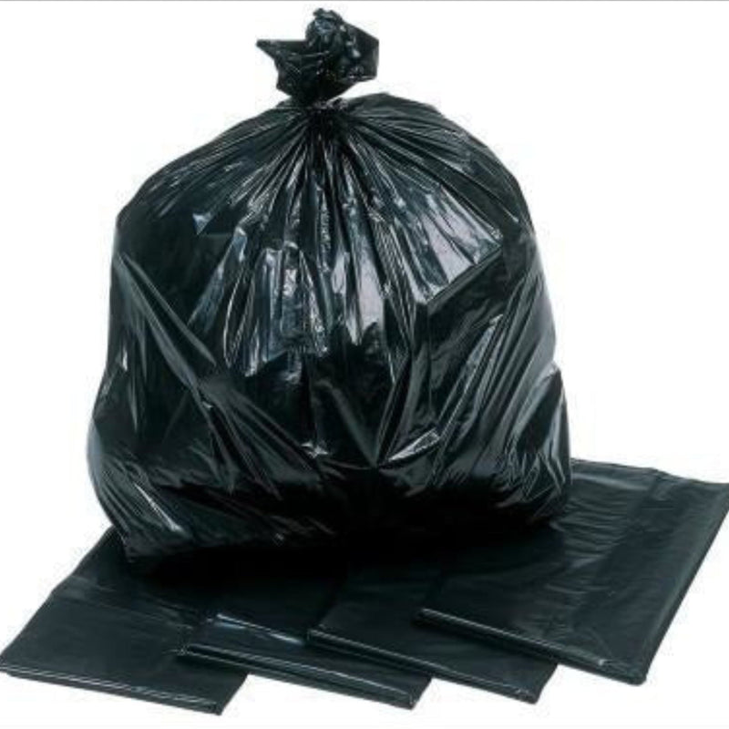 Refuse Sacks Black Polythene Extra Heavy Duty (200) - GWH2