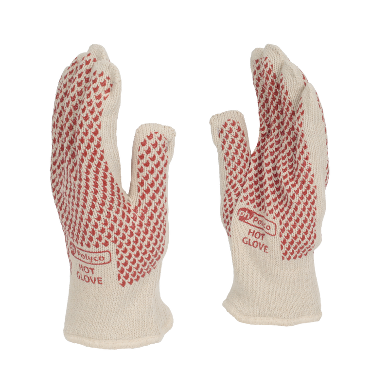 Polyco Hot Glove Short Cuff (Oven Gloves - 1 Pair Per Pack) - 9010, Bakers, Food Processing, Catering Gloves, www.theglovestore.co.uk