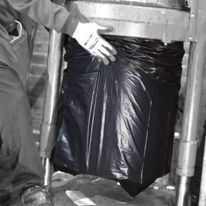 Compactor Sacks Black Polythene Extra Heavy Duty (100) - CT9997