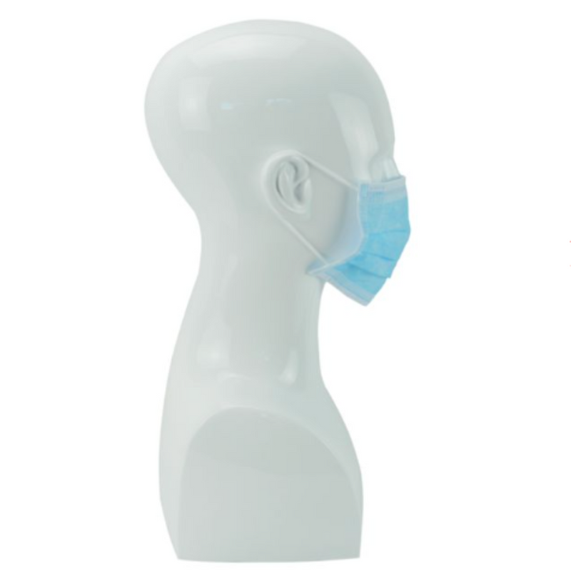 Shield Surgical Face Masks With Loops (Type IIR) - DK01BL | www.theglovestore.co.uk