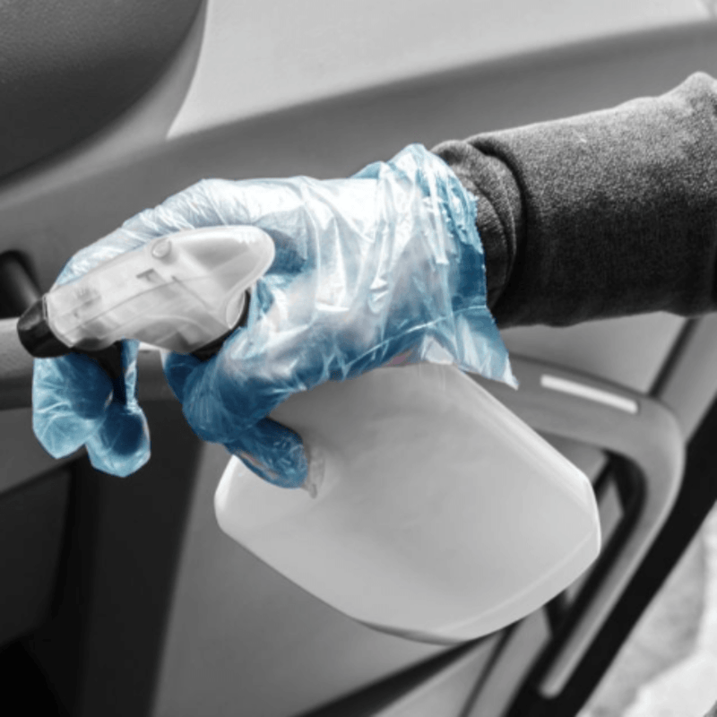 Shield GD51 Blue Polythene Smooth Disposable Gloves | 100 gloves per pack | Used in the Food Preparation industry | www.theglovestore.co.uk