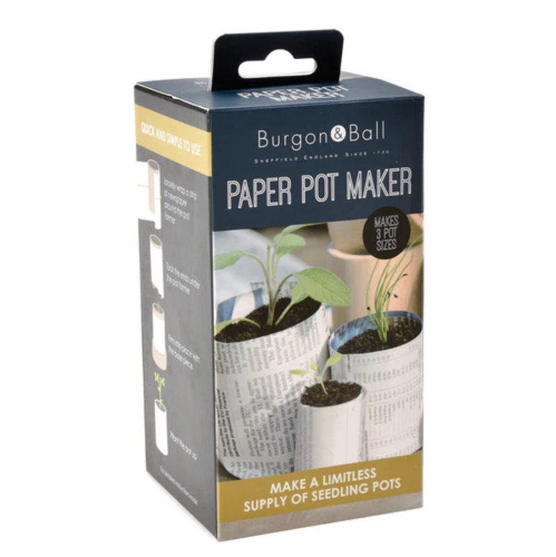 Burgon & Ball Paper Pot Maker (GEC/POTM) | Greenhouse & Growing