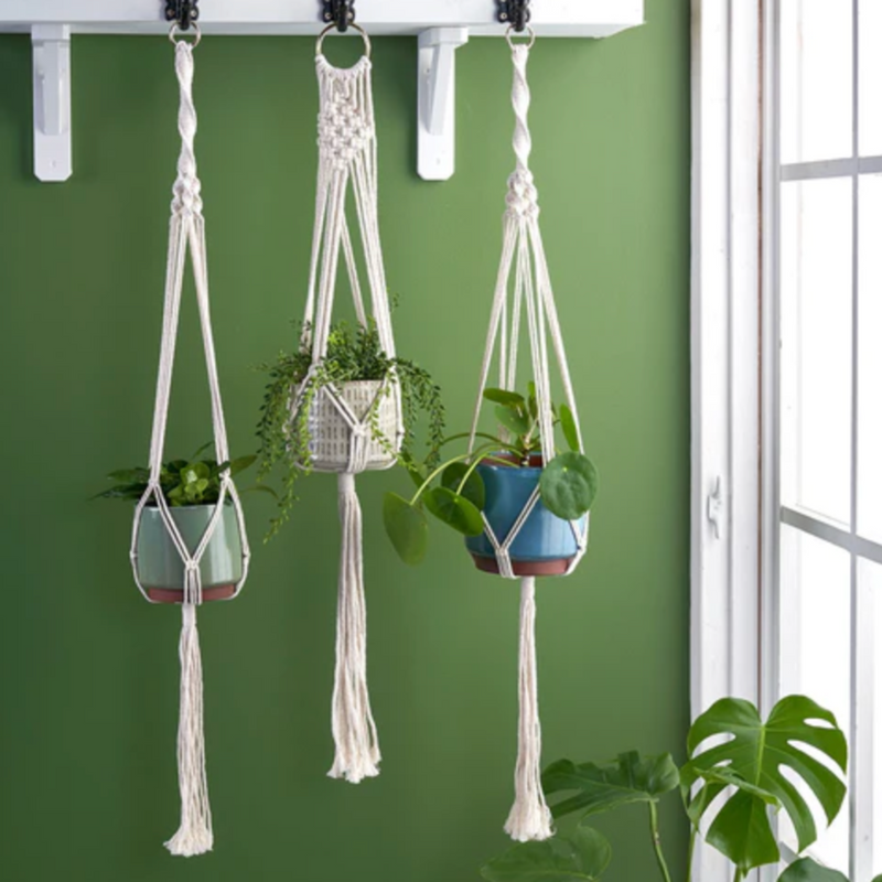 Burgon & Ball Macrame Plant Pot Hanger - Monterey (GIG/HMACMONT)