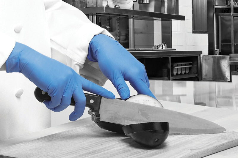 Bodyguards Blue Nitrile Examination Gloves GL890 | www.theglovestore.co.uk