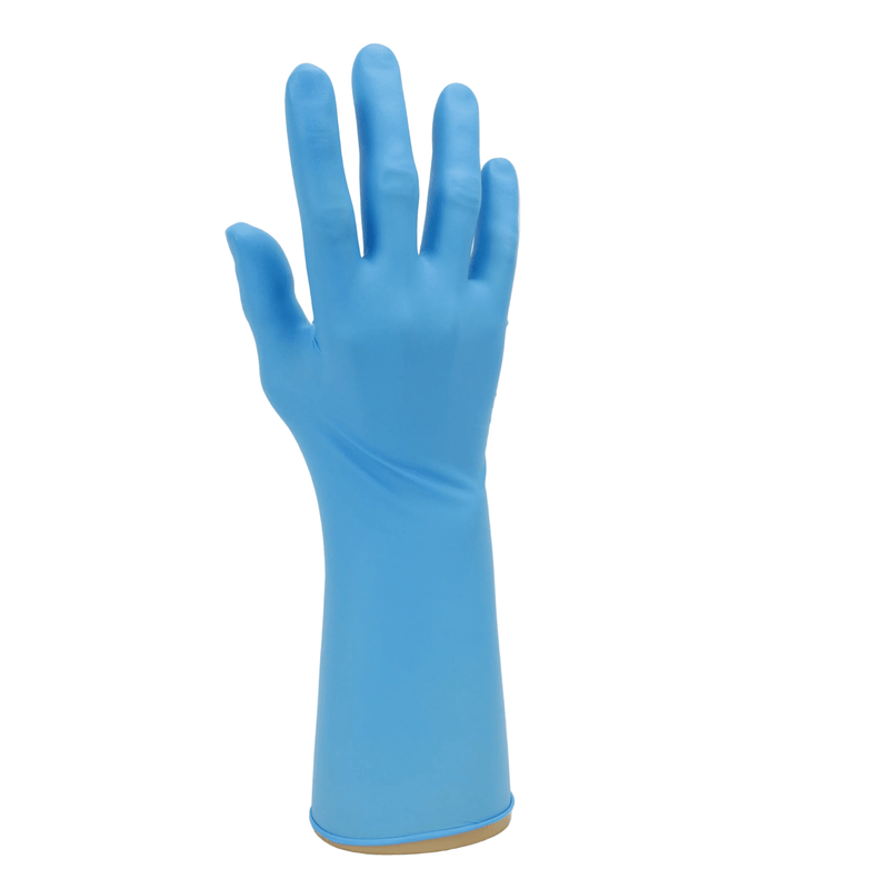 Bodyguards GL891 Longer Cuff Blue Nitrile Examination Gloves | Blue Nitrile Single Glove | Medical Use | Bees | www.theglovestore.co.uk