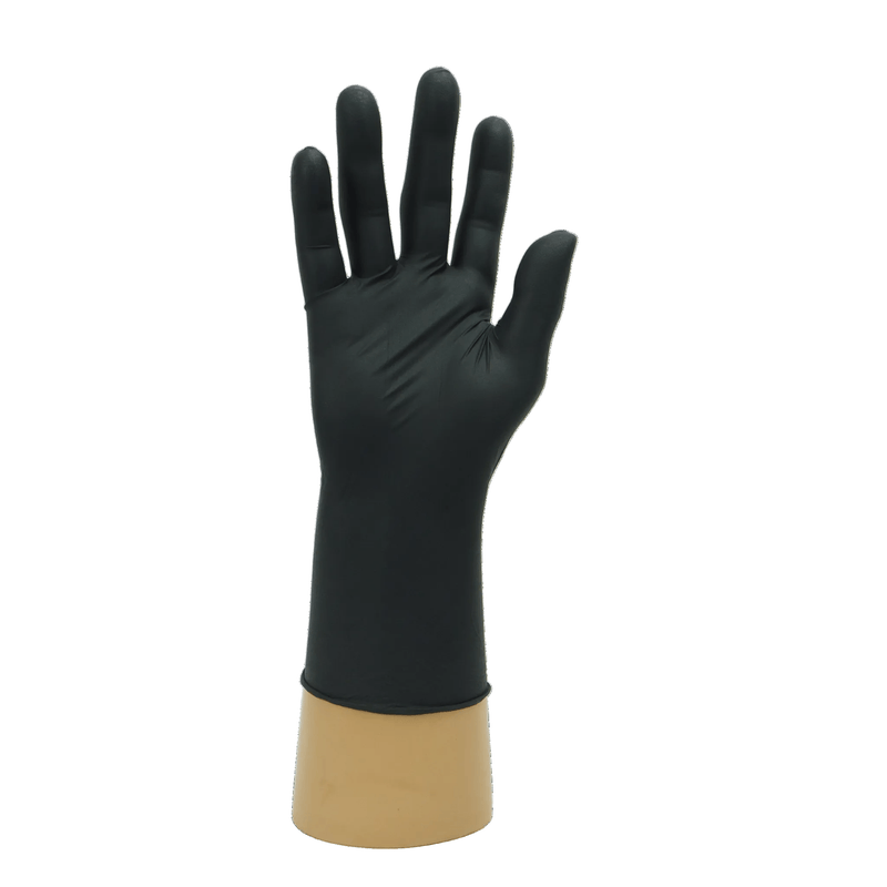 Bodyguards GL896 Black Nitrile Powder Free Disposable Gloves | Black Nitrile single glove | www.theglovestore.co.uk