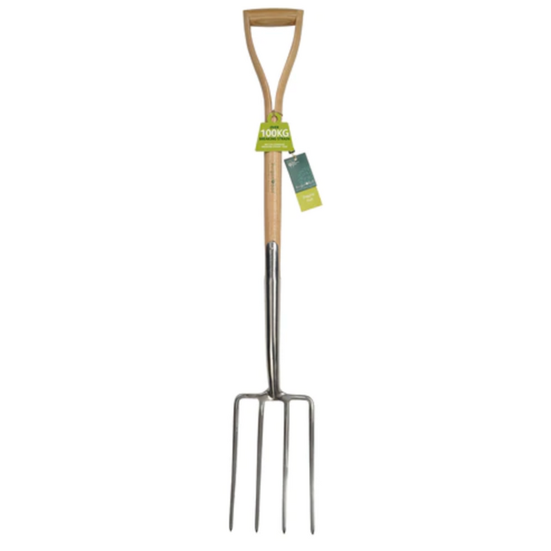Burgon and Ball Stainless Digging Fork - RHS Endorsed (GTB/SFDRHS) | Digging Fork