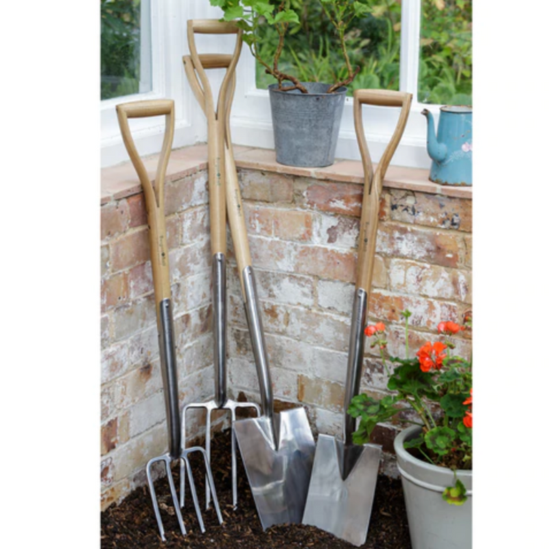 Burgon and Ball Stainless Border Spade - RHS Endorsed (GTB/SSBRHS) | Garden Spade