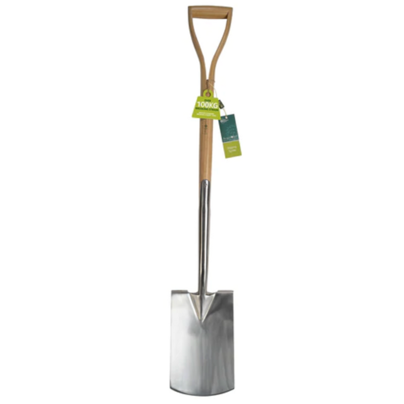 Burgon & Ball Stainless Digging Spade - RHS Endorsed (GTB/SSDRHS) | Garden Spade