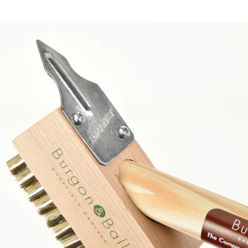 Burgon & Ball Compact Miracle Block Paving Brush (GTH/COMPBPB) | Garden Hand Tool