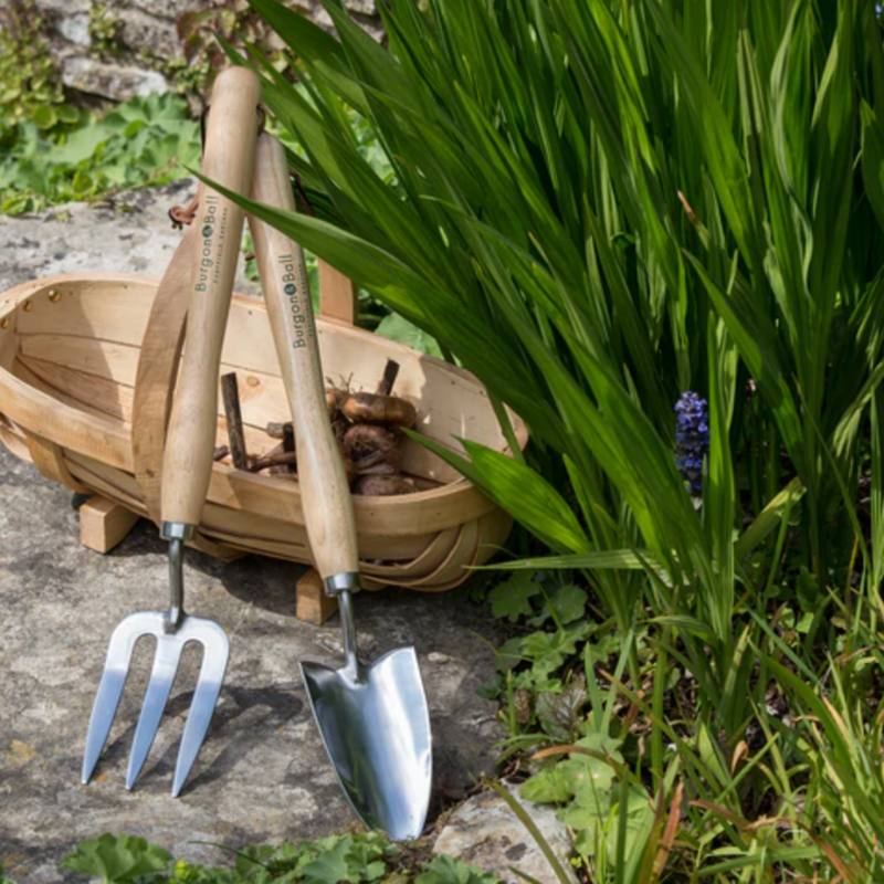 Burgon and Ball Stainless Mid Handled Fork - RHS Endorsed (GTH/SHTMHRHS)