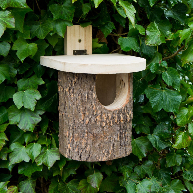 Wildlife World Natural Log Robin Nesting Box | Birds & Wildlife | Nest Box