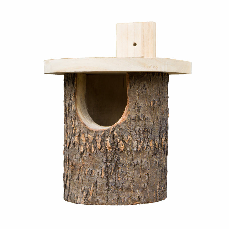 Wildlife World Natural Log Robin Nesting Box | Birds & Wildlife | Nest Box