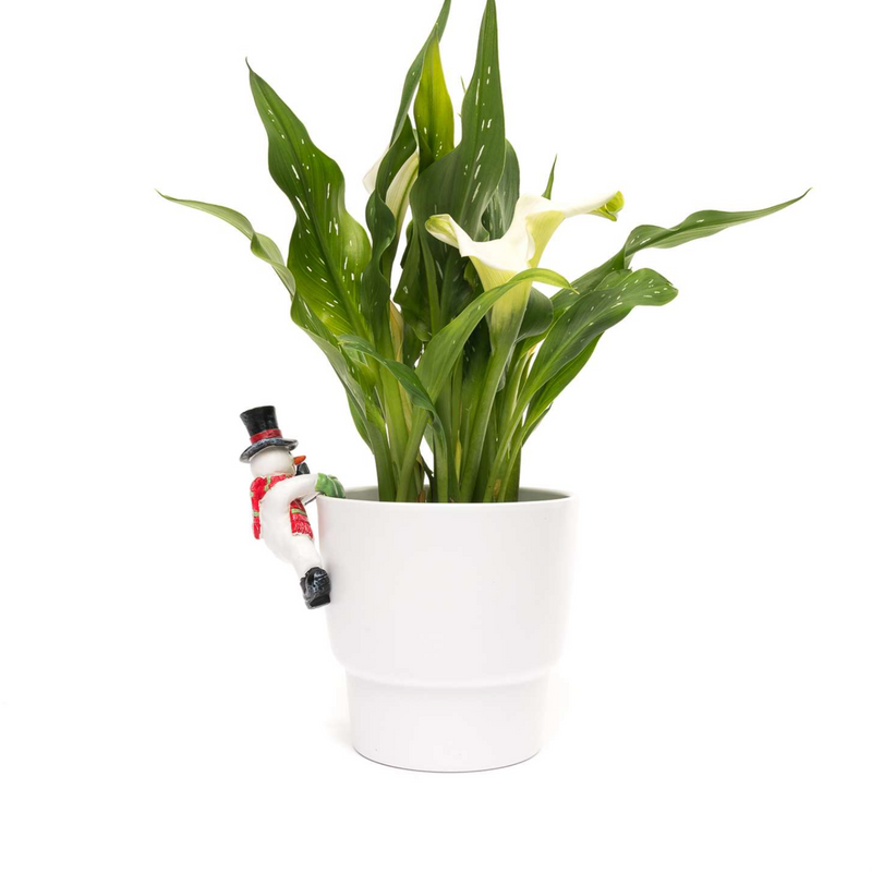 Pot Buddy 'Christmas Snowman' - Plant Pot Hanger