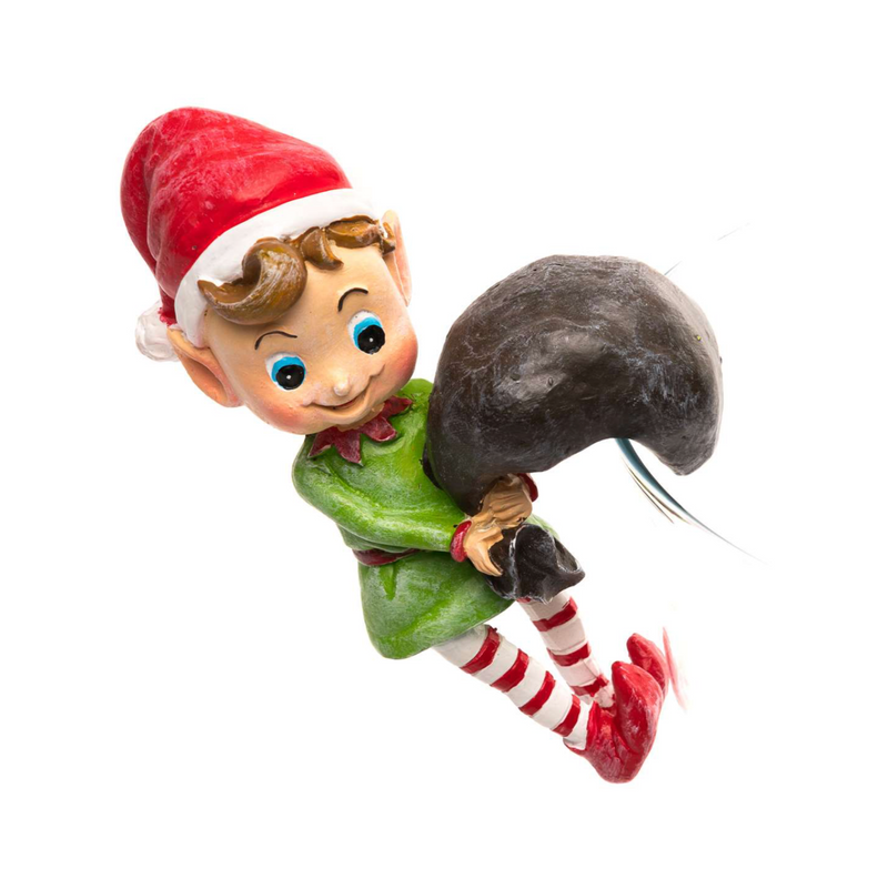 Pot Buddy 'Naughty Christmas Elf' - Plant Pot Hanger
