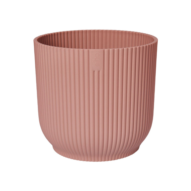 Elho Vibes Fold Round Indoor Flower Pot (18cm) - Delicate Pink | The Glove Store