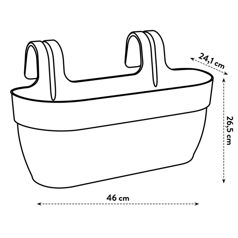 Elho Vibia Campana Easy Hanger - Honey Yellow (Large) | www.theglovestore.co.uk