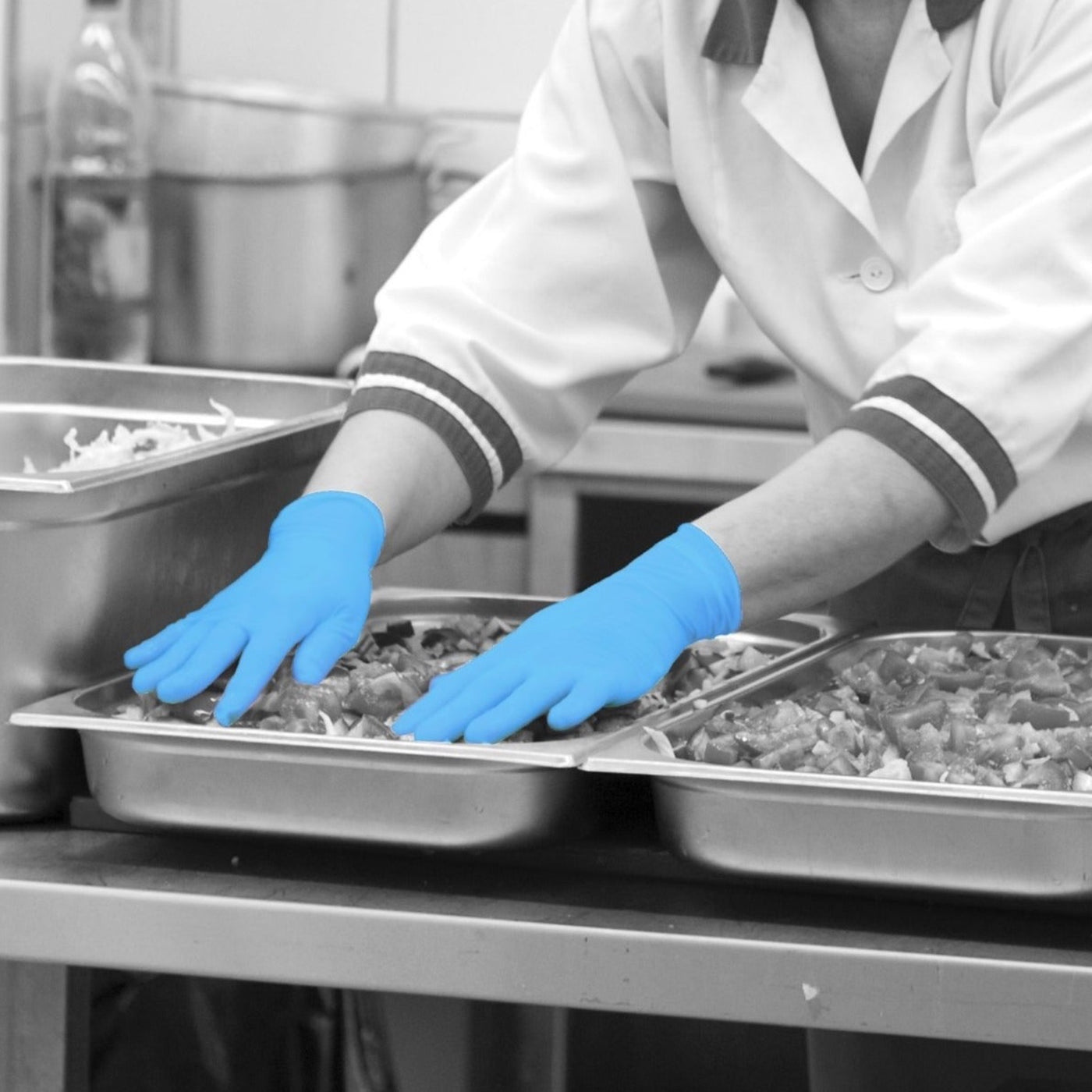 Disposable gloves food store