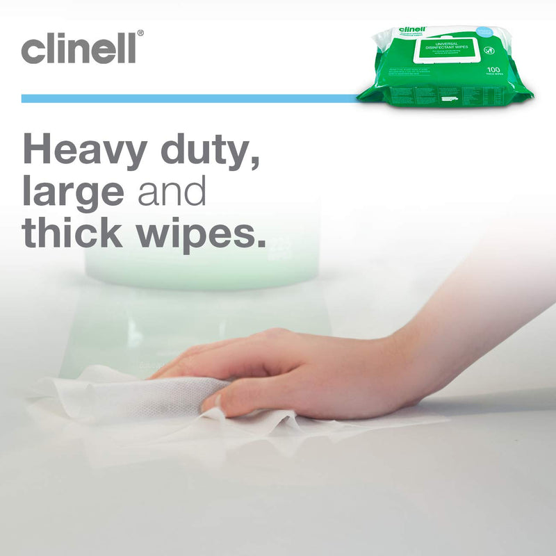 Clinell Universal Surface Wipes (100) - BCW100