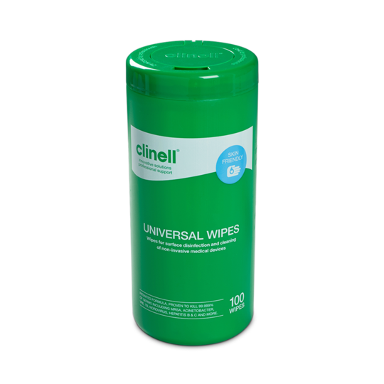 Clinell Universal Wipes (Tub of 100) - CWTUB100