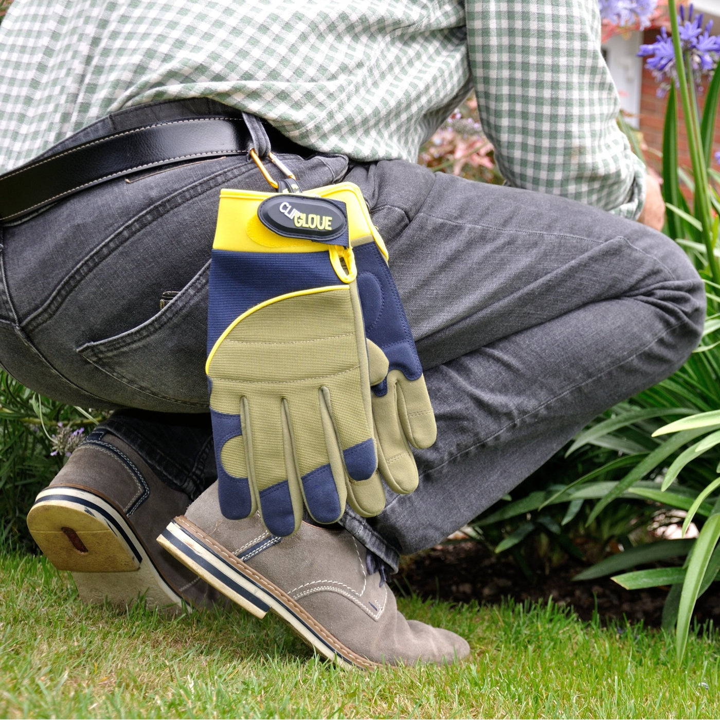clip glove gardening gloves Clip Glove Shock Absorber - Men's Gardening Gloves