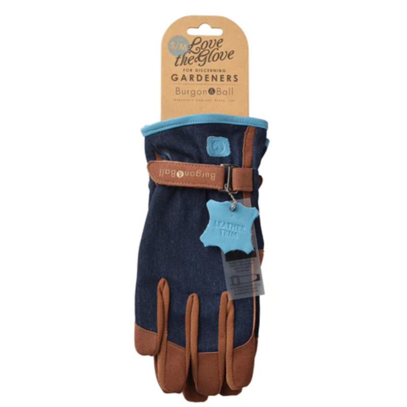 Burgon & Ball - Love The Glove DENIM - Ladies Gardening Gloves | www.theglovestore.co.uk