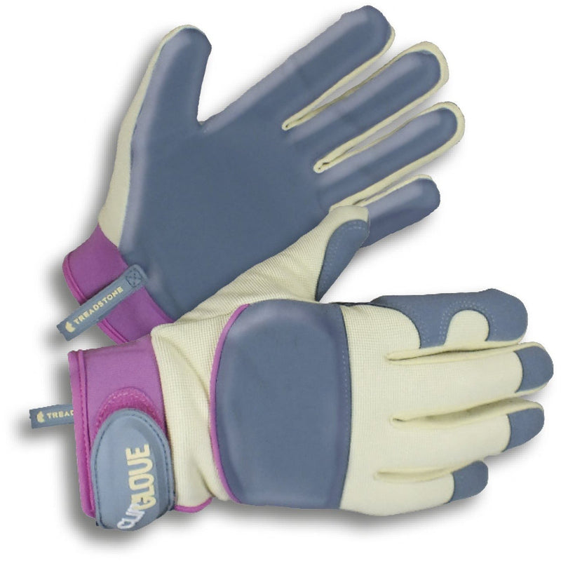Clip Glove LEATHER PALM - Ladies Gardening Gloves - Medium Duty